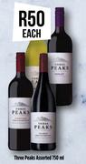 Three Peaks Assorted-750ml Each