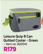 Leisure Quip 8 Can Quilted Cooler (Green)