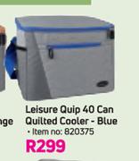 Leisure Quip 40 Can Quilted Cooler (Blue)