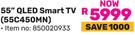 Toshiba 85" QLED Smart TV 85C450NP