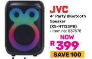JVC 4" Party Bluetooth Speaker XS-N1123PB