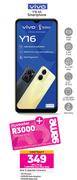 Vivo Y16 4G Smartphone-On 1.2GB Red Core More Data