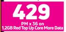 Samsung Galaxy A24 Smartphone-On 1.2GB Red Top Up Core More Data