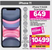 Apple iPhone 11 64GB Smartphone-Each