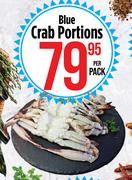 Nagiah's Blue Crab Portions-Per Pack