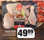Country Range Fresh Chicken 5 Piece Braai Pack-Per kg