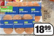 Spar Freshline Hot Dog Or Hamburger Rolls-6 Per Pack