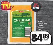 Spar Vacuum Pack Cheese Assorted-700g Each