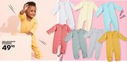 Zip Babygrows 0-12 Months
