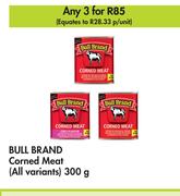 Bull Brand Corned Meat (All Variants)-For 3 x 300g