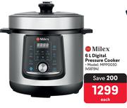 Milex 6L Digital Pressure Cooker MPP0030