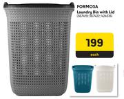 Formosa Laundry Bin With Lid-Each