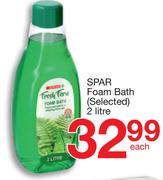 Spar Foam Bath (Selected)-2L Each
