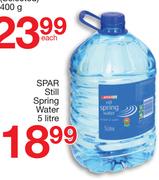 Spar Still Spring Water-5L