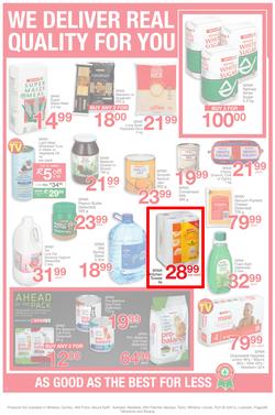 SUPER SPAR Eastern Cape : Value We're Proud To Put Our Name On (22 Oct - 3 Nov 2019). Only Available at Selected Stores in the Eastern Cape. Excluding Mthatha, page 5