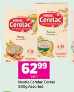 Nestle Cerelac Cereal Assorted-500g Each