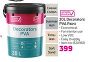 Simple Choice 20Ltr Decorators PVA Paint