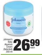 Johnson's Baby Aqueous Cream (Selected)-350ml Each