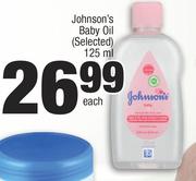 Johnson's Baby Oil (Selected)-125ml Each