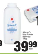 Johnson's Baby Powder (Selected)-400g Each