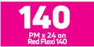 Samsung Galaxy A03 Core Smartphone-On Red Flexi 140