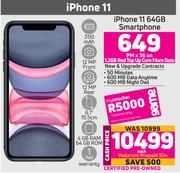 Apple iPhone 11 64GB Smartphone-Each