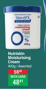 Skin eFX Nutriskin Moisturising Cream Assorted-400g