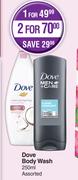 Dove Body Wash Assorted-250ml