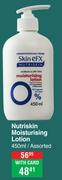 Skin eFX Nutriskin Moisturising Lotion Assorted-450ml