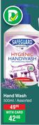 Safeguard Hand Wash Assorted-500ml