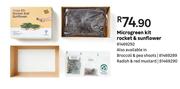 Microgreen Kit Rocket & Sunflower
