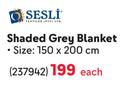 Sesli Shaded Grey Blanket-150 x 200cm Each