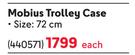Paklite Mobius Trolley Case 72cm-Each