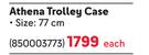 Paklite Athena Trolley Case-Each