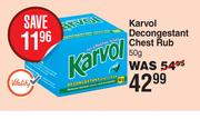 Karvol Decongestant Chest Rub-50g