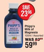 Phipp's Milk Of Magnesia Assorted-100ml