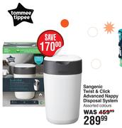 Tommee Tippee Sangenic Twist & Click Advanced Nappy Disposal System Assorted Colours