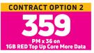 Tecno Spark 7 64GB 4G Smartphone-On 1GB Red Top Up Core More Data (36 Months)