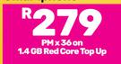 Xiaomi Redmi A3x Smartphone-On 1.4GB Red Core Top Up