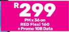 2 x Samsung Galaxy A05s 128GB Smartphone-On Red Flexi 160 + Promo 1GB Data
