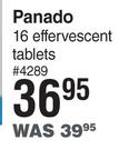 Panado 16 Effervescent Tablets