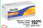 Bausch + Lomb Ocuvite Lutein 60 Tablets
