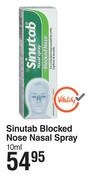 Sinutab Blocked Nose Nasal Spray-10ml