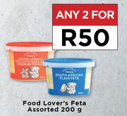 Food Lover's Feta Assorted-For Any 2 x 200g