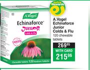 A.Vogel Echinaforce Junior Colds & Flu 120 Chewable Tablets