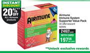 Airmune Immune System Supporter Value Pack 30 Effervescent Tablets-Per Pack
