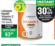 Lifestyle Health Vitamin C 1000mg 100 Tablets