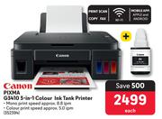 Canon Pixma G3410 3 In 1 Colour Ink Tank Printer