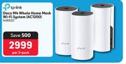 TP Link Deco M4 Whole Home Mesh WiFi System AC1200-Per 3 Pack