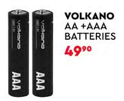 Volkano AA + AAA Batteries